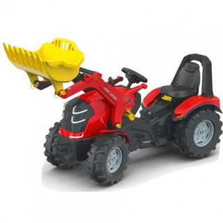 Minamas traktorius su kaušu ir tyliai riedančiais ratais - vaikams nuo 3 iki 10 metų | X-Track Premium | Rolly Toys